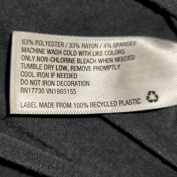 Isabel Maternity Gray Crew Neck Graphic T-Shirt sz Small - Picture 5 of 5